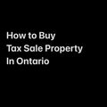 How to buy tax sale property in Ontario. 